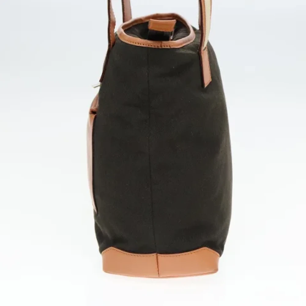 Gucci Vintage Pre-owned Canvas totes Green Dames