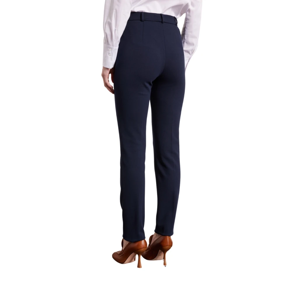 Max Mara Zannata Broek Blue Dames