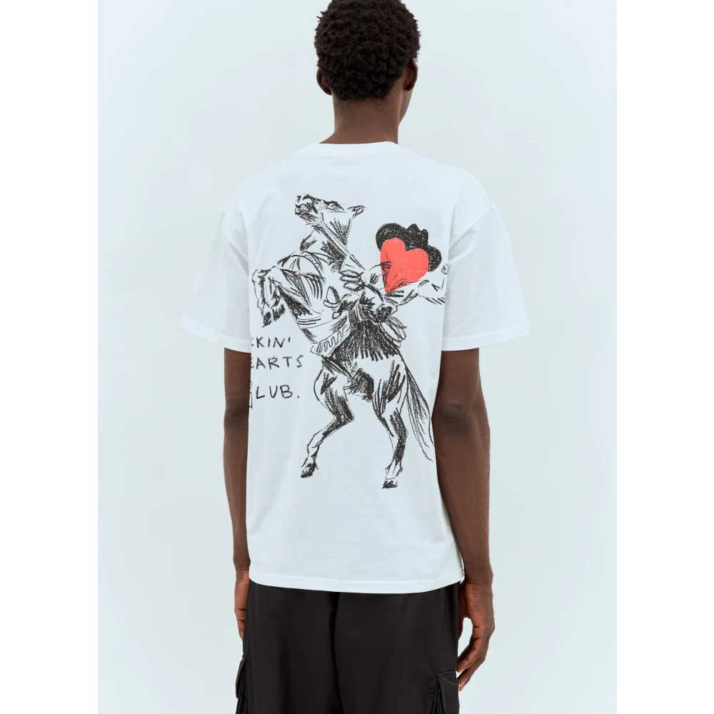 Carhartt WIP Grafische Print Katoenen T-shirt White Heren