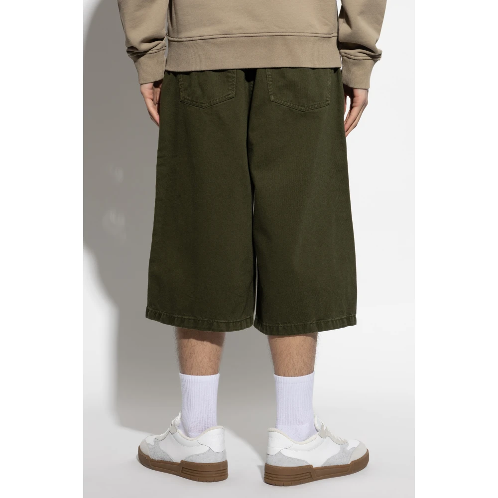 Ami Paris Logo shorts Green Heren