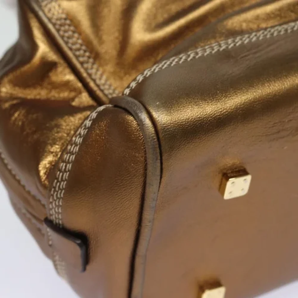 Loewe Pre-owned Leather handbags Yellow Dames