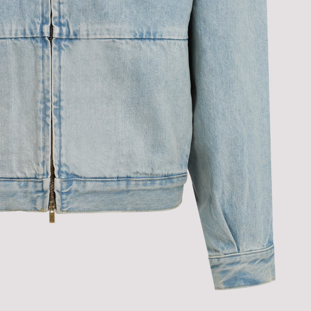Fear Of God Denim Jackets Blue Heren