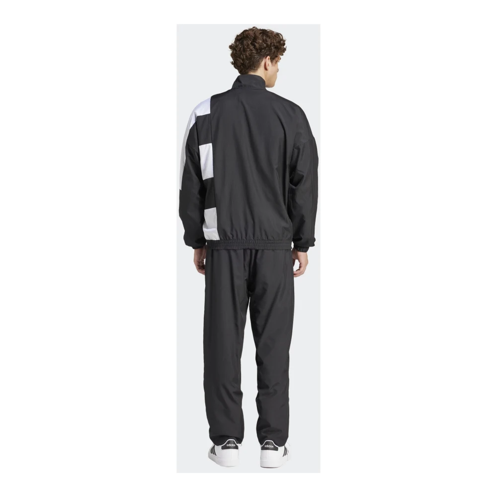 Adidas Colorblock Sportkleding Set voor Mannen Black Heren