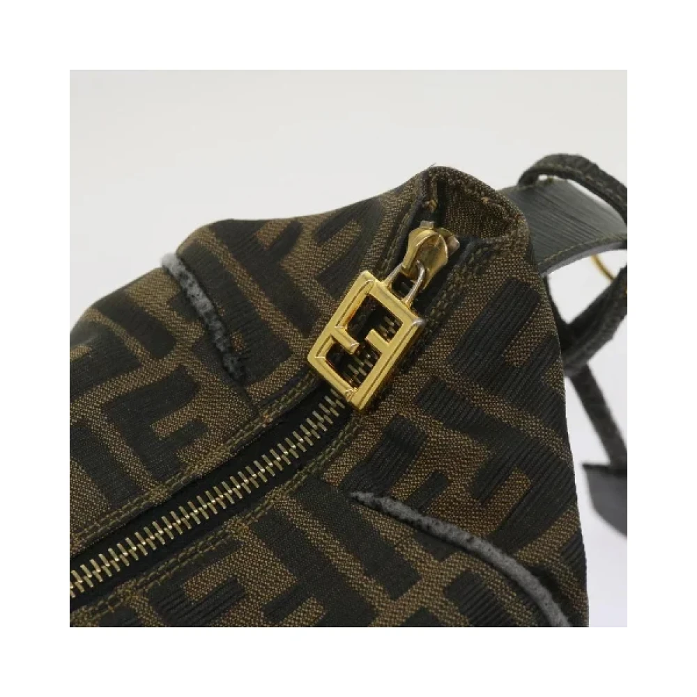 Fendi Vintage Pre-owned Canvas handbags Brown Dames