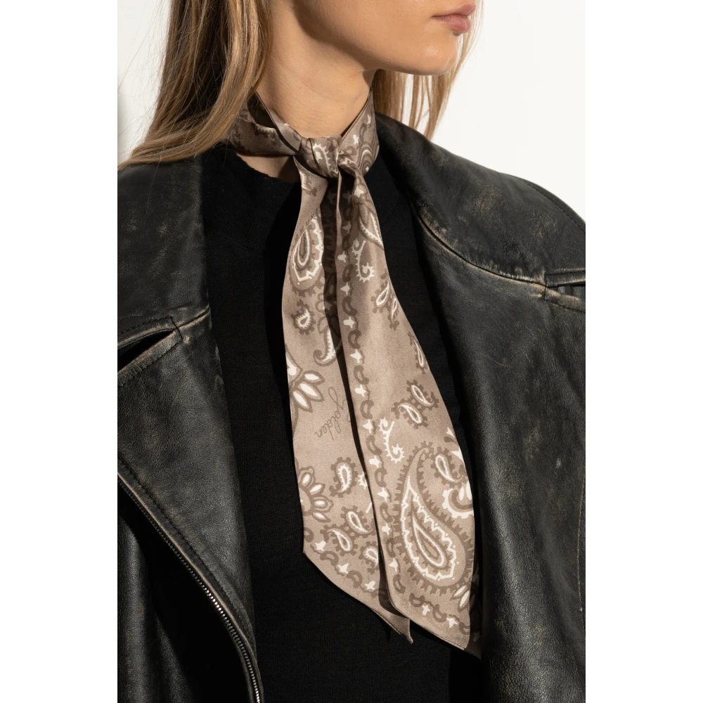 Golden Goose Zijden Sjaal Beige Dames