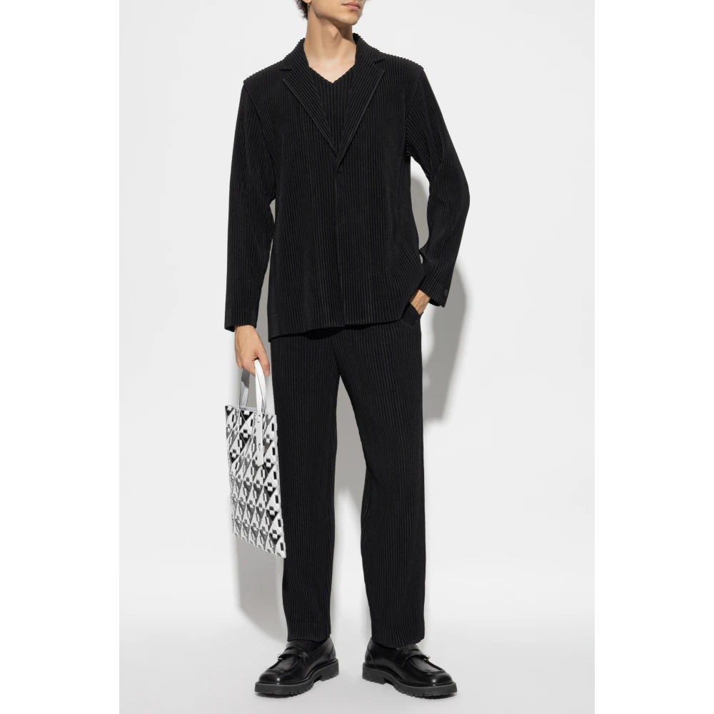 Issey Miyake Geplooide broek Black Heren