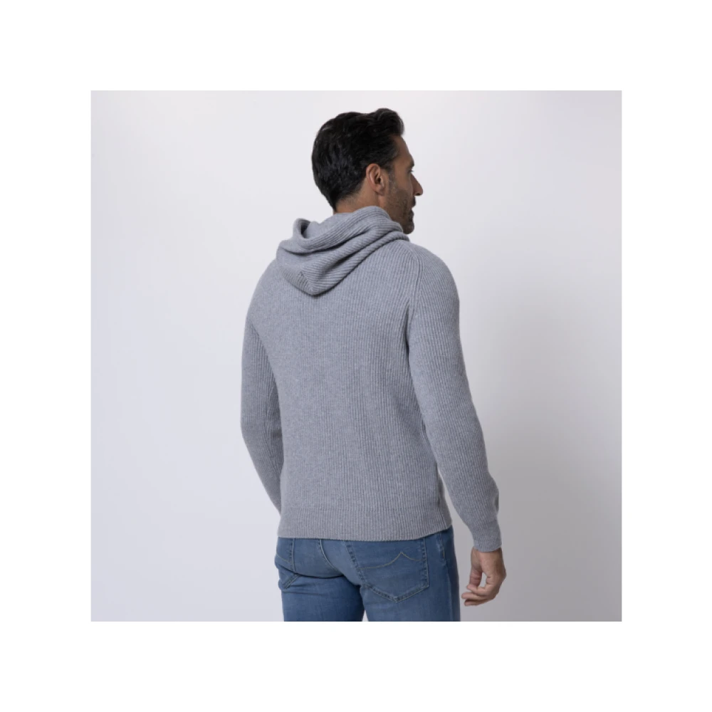 Gran Sasso Kasjmier Hoodie Gray Heren