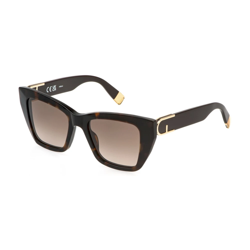 Furla Women's Brown Sunglasses, 52 Mm, Stylish Sunglasses Sfu882 In Blue