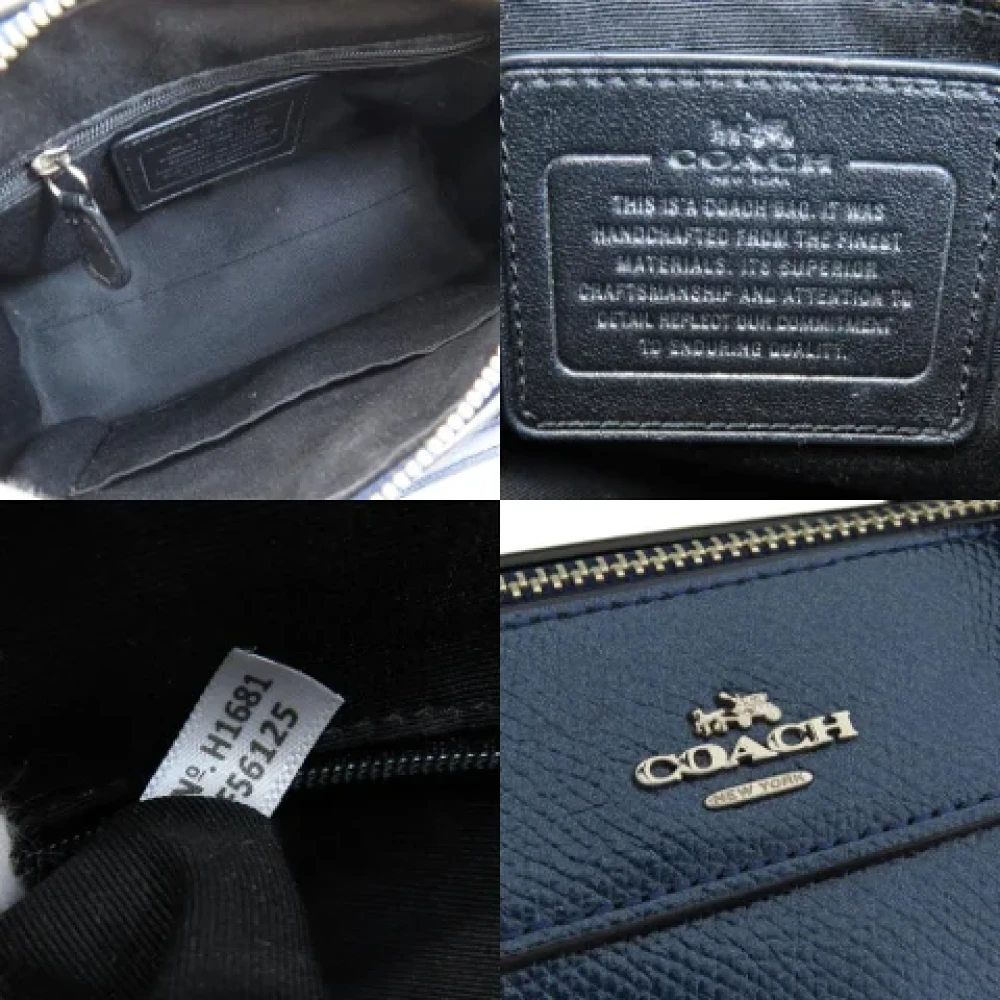 Coach Pre-owned Leather handbags Blue Dames