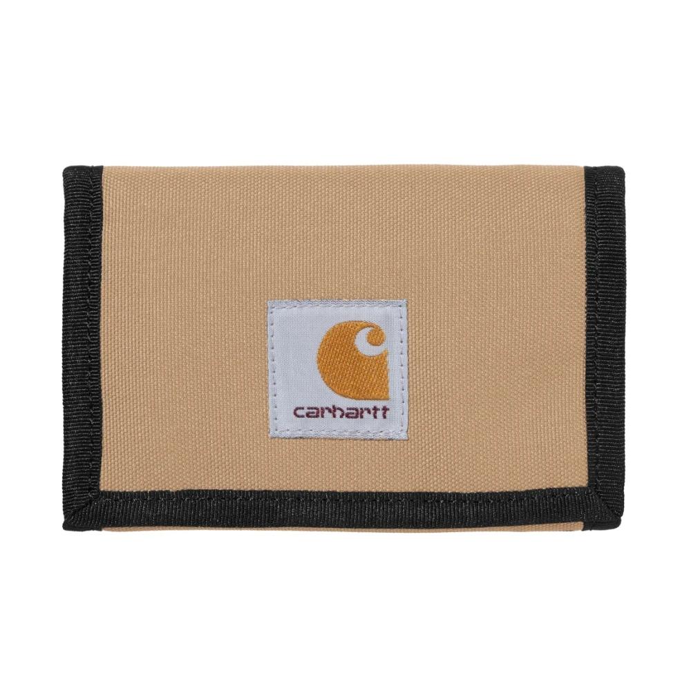 Carhartt WIP Tear-Open Kaart en Rits Portemonnee Beige Heren