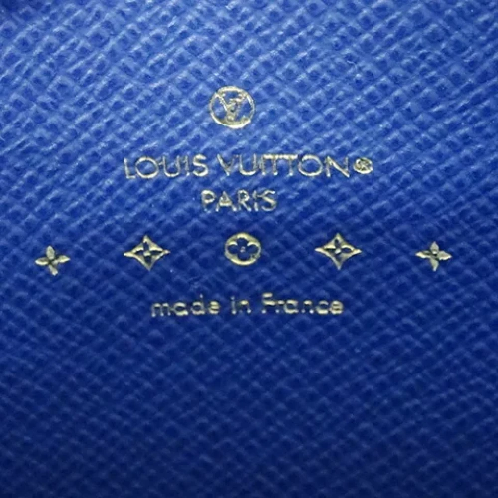 Louis Vuitton Vintage Pre-owned Denim wallets Blue Dames