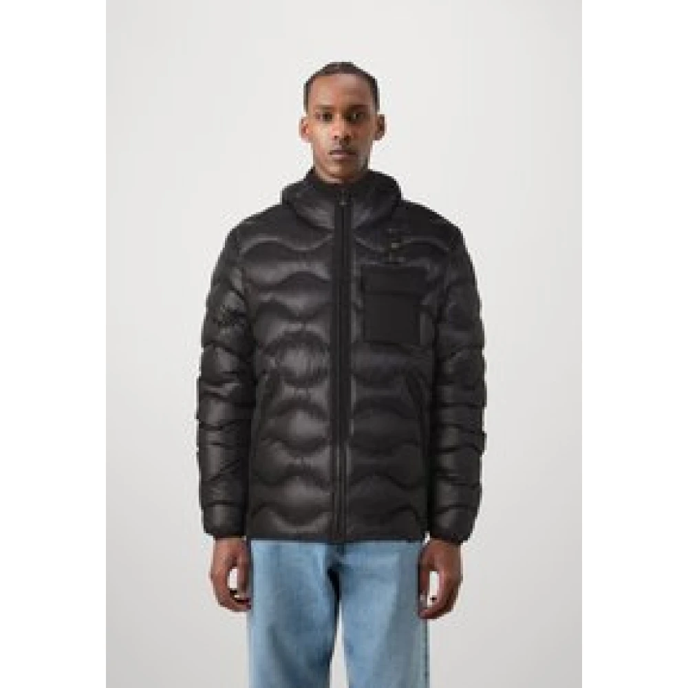 Blauer Heren Hooded Bryant Puffer Jas Black Heren