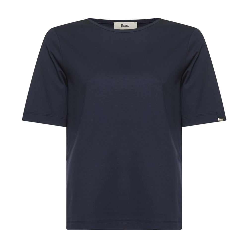 Herno - Tops > T-Shirts - Blue - Herno - Modalova