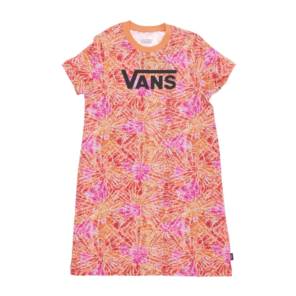 Vans Bloemen Tee Jurk Cyclamen Multicolor Dames