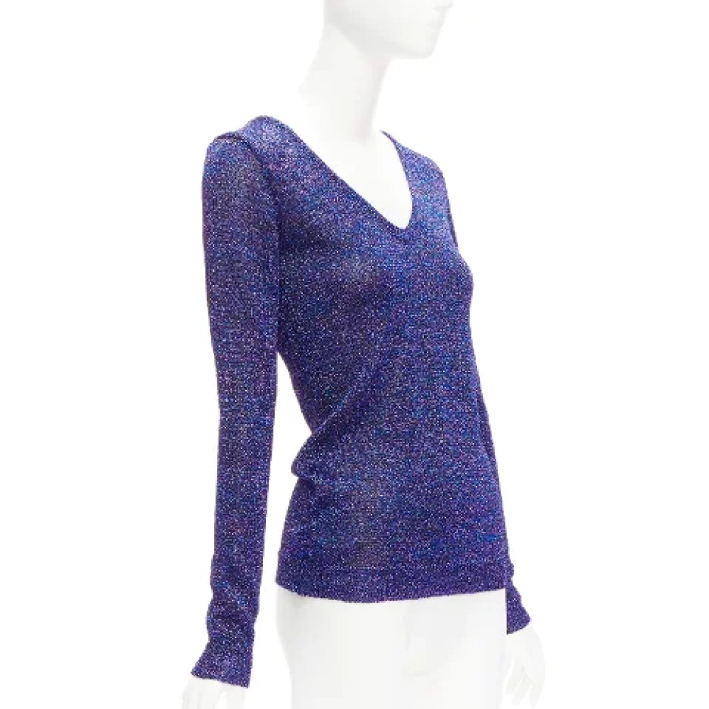 Miu Pre-owned Polyester tops Purple Dames