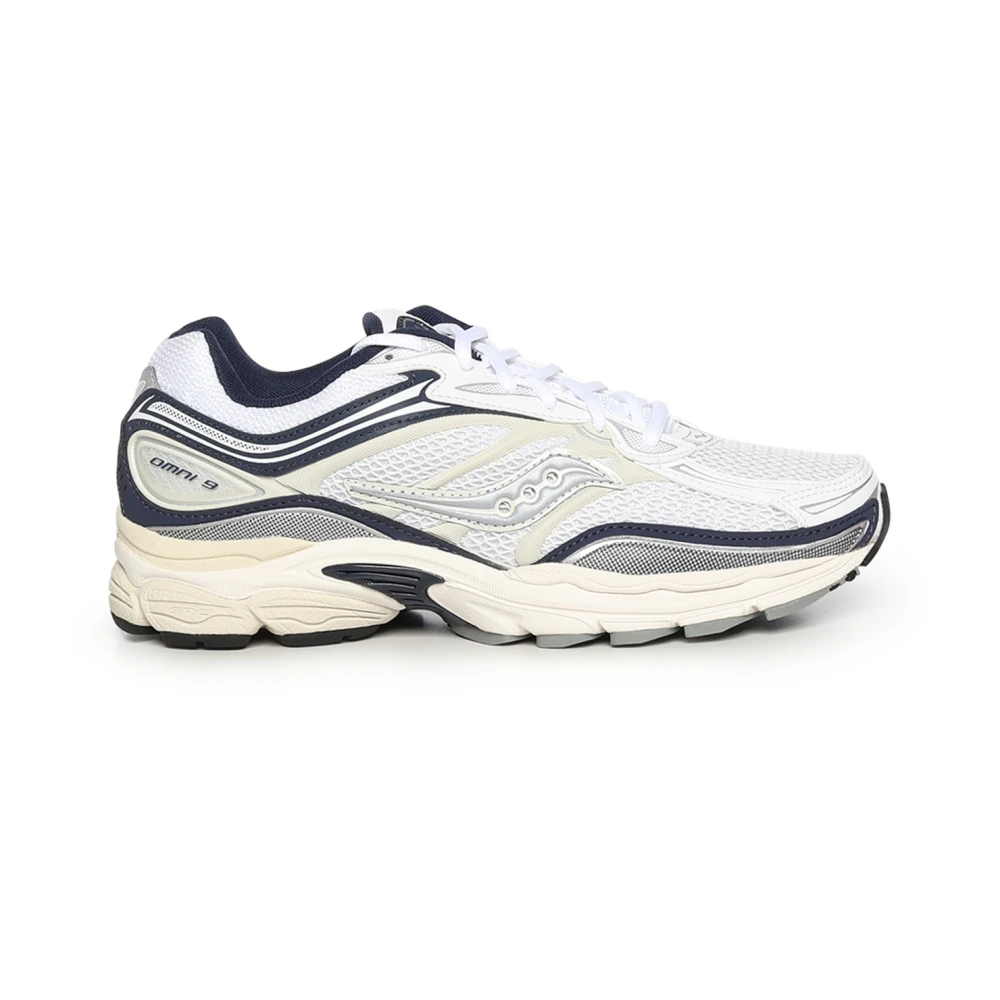 Saucony Men's White Running Shoes, 8 Uk, Progrid Omni 9