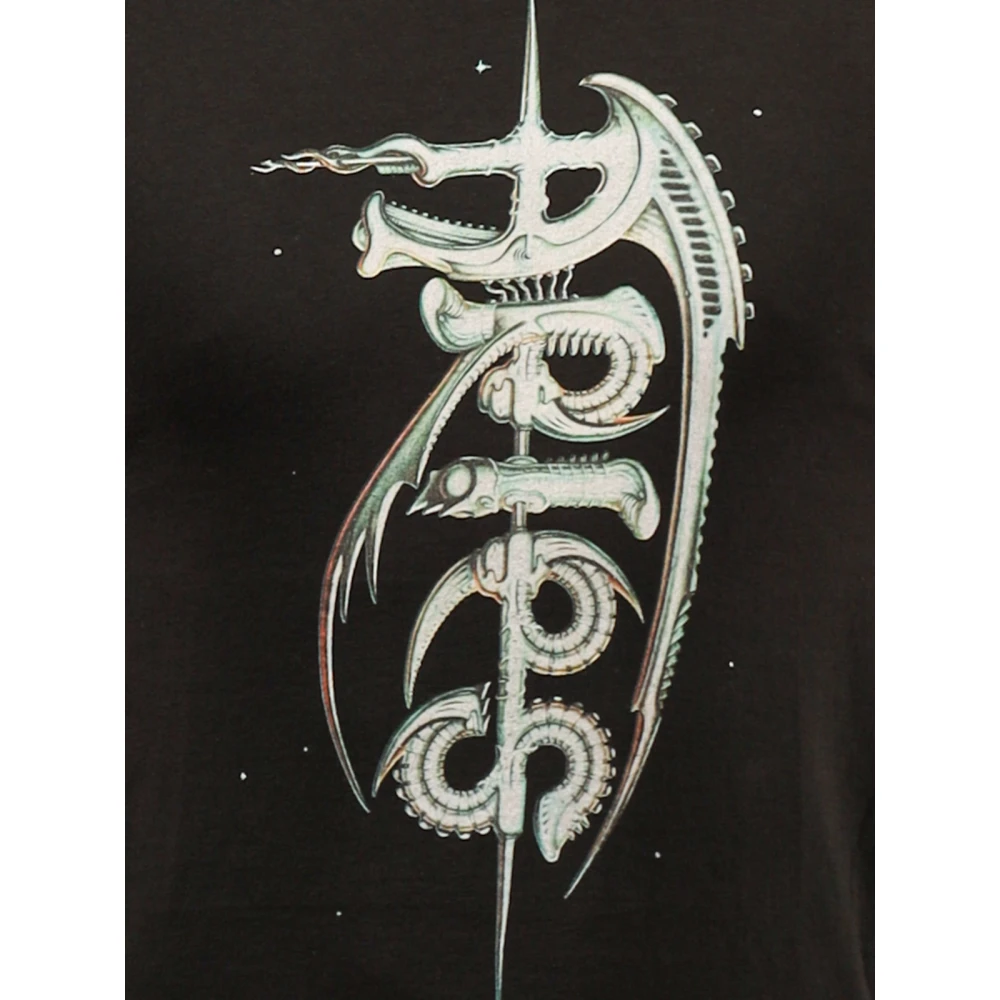 Aries Gedrukte Mouwloze T-shirt Black Heren