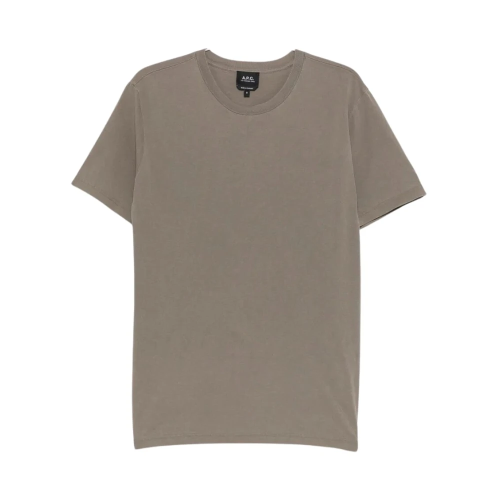 A.p.c. Men's Gray T-Shirts, Xl, T-Shirt