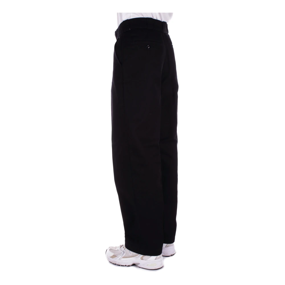 Dickies Zwarte Logo Broek Rits Zakken Black Heren