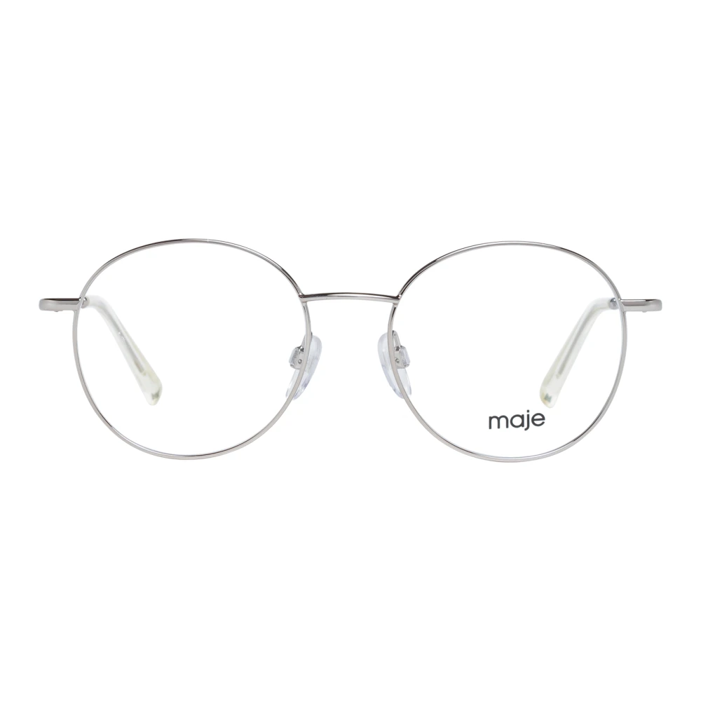 Maje Gouden Dames Optische Brillen Ronde Stijl Yellow Dames