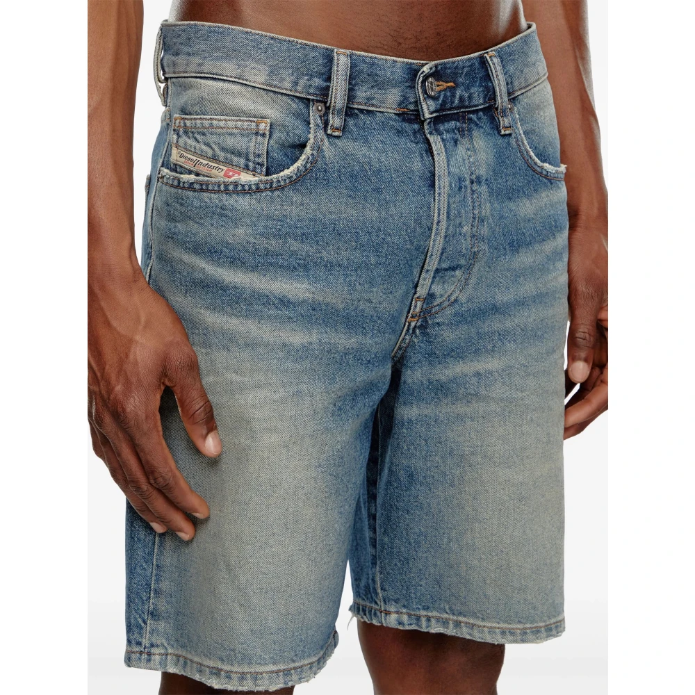 Diesel Denim Shorts Blue Heren