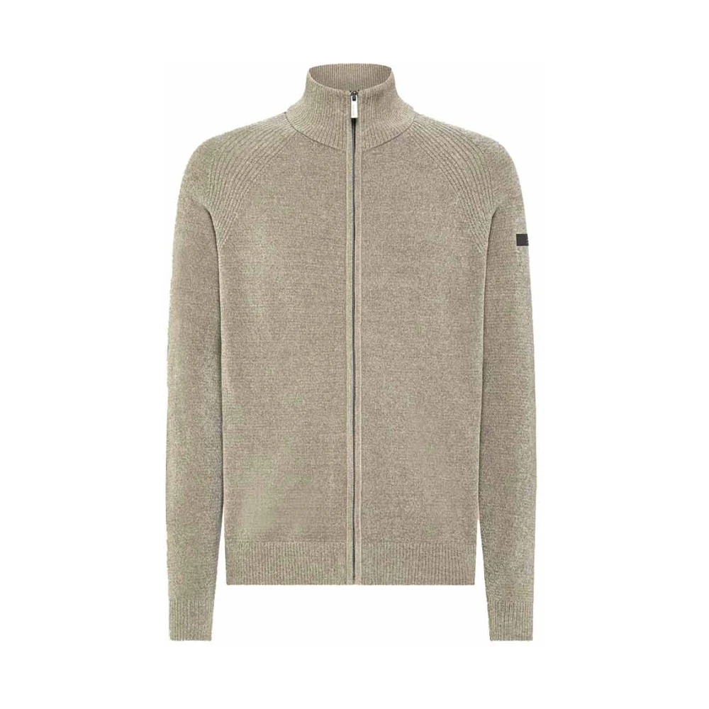 RRD Velvet Full Zip Gebreide Trui Gray Heren