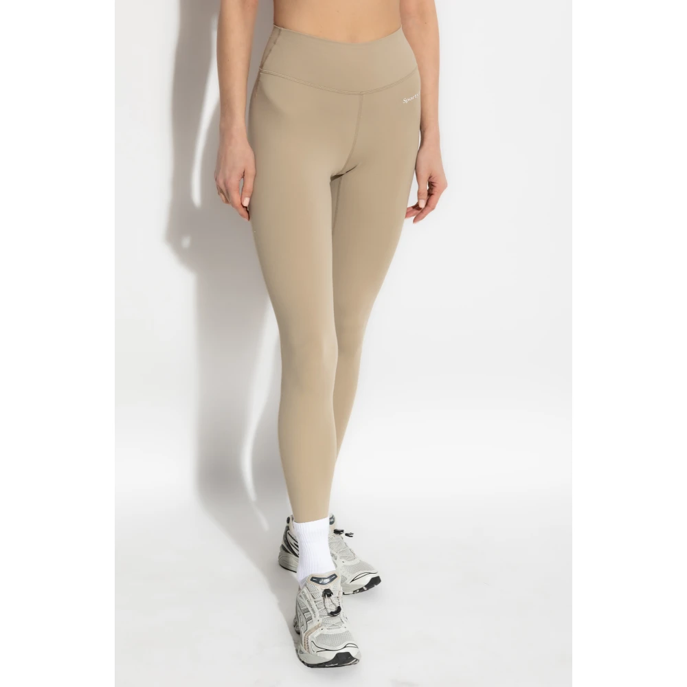 Sporty & Rich Leggings uit de Core-collectie Beige Dames