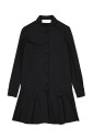 black-mini-dress-elegant-button-closure