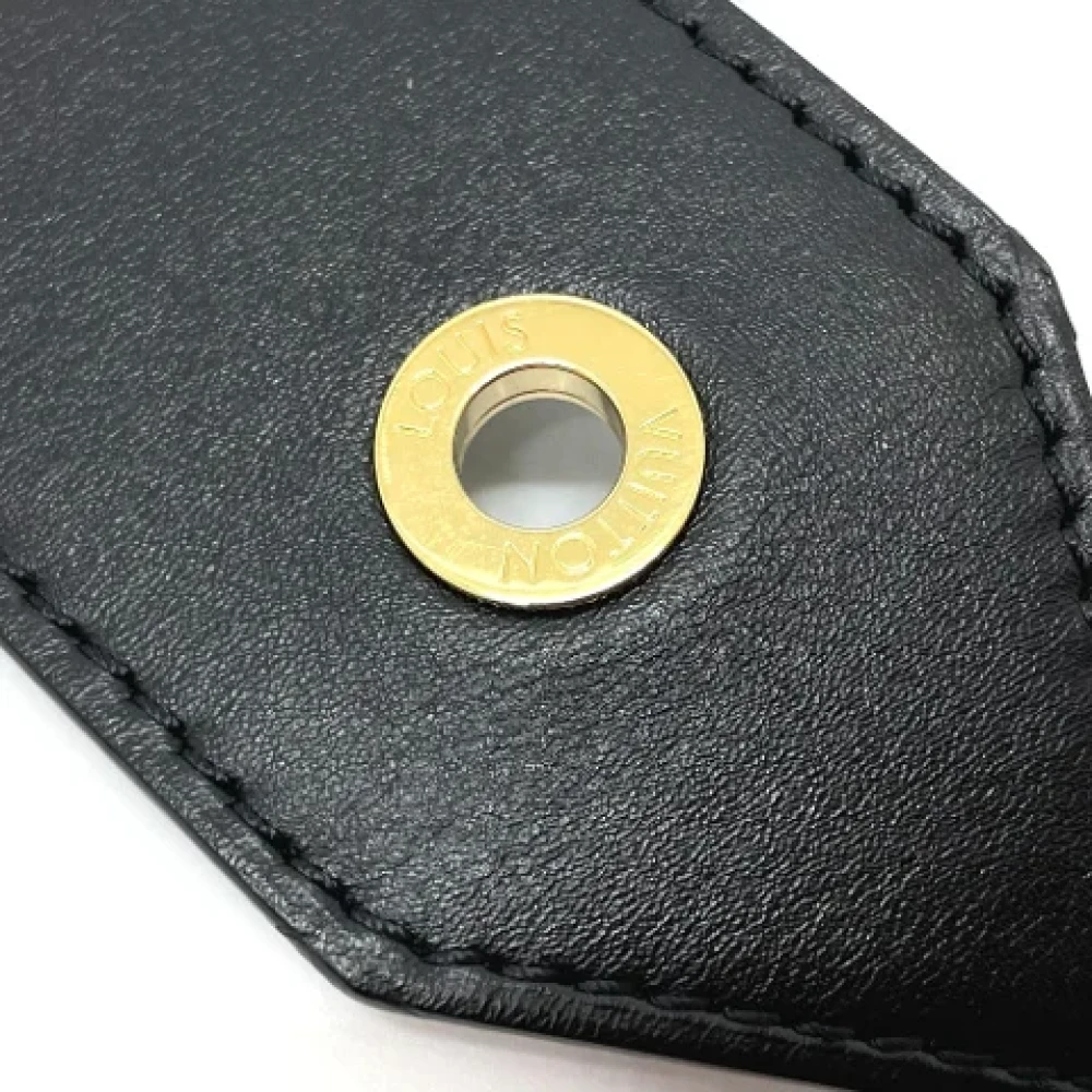 Louis Vuitton Vintage Pre-owned Leather belts Black Dames
