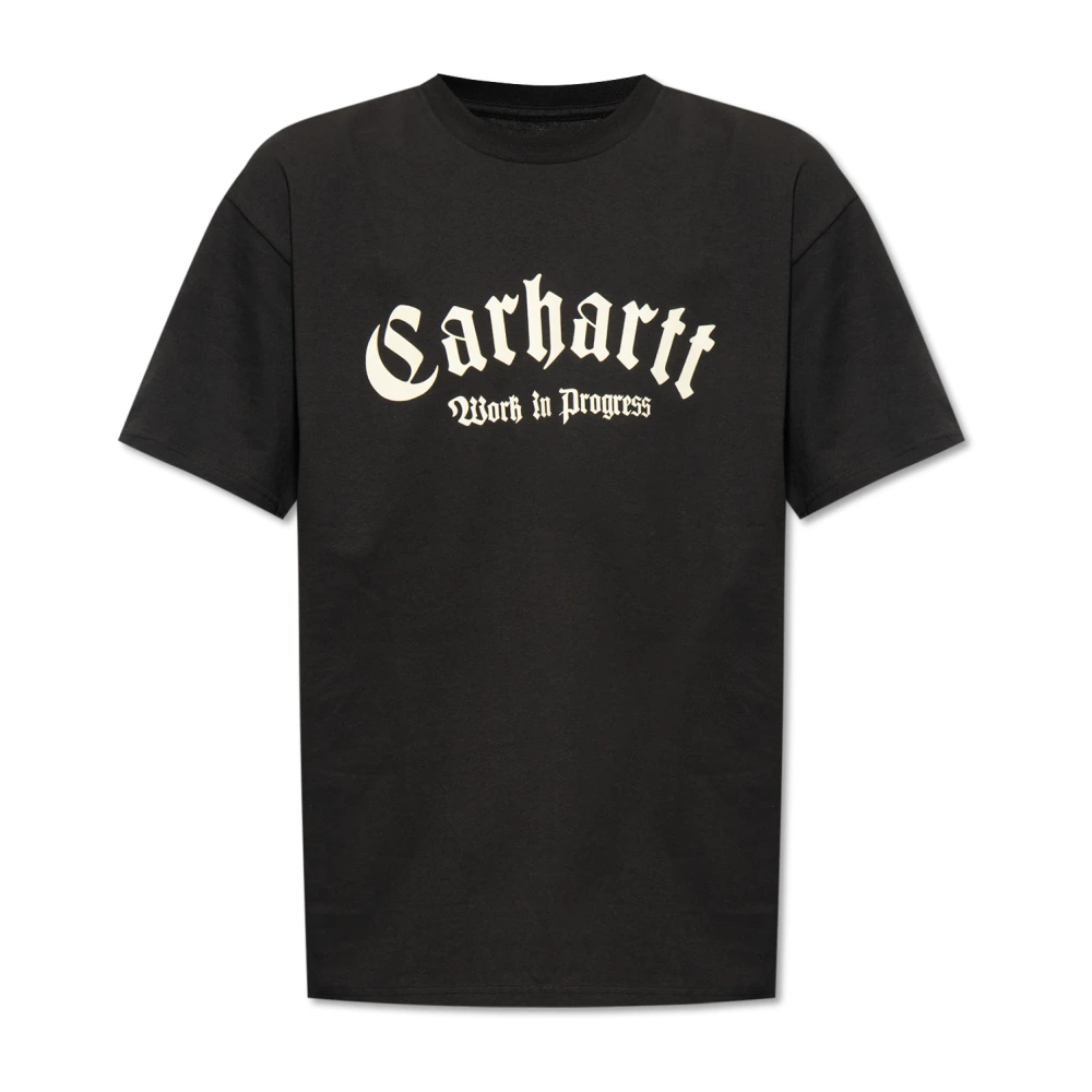 Carhartt WIP T-shirt met logo Black Heren