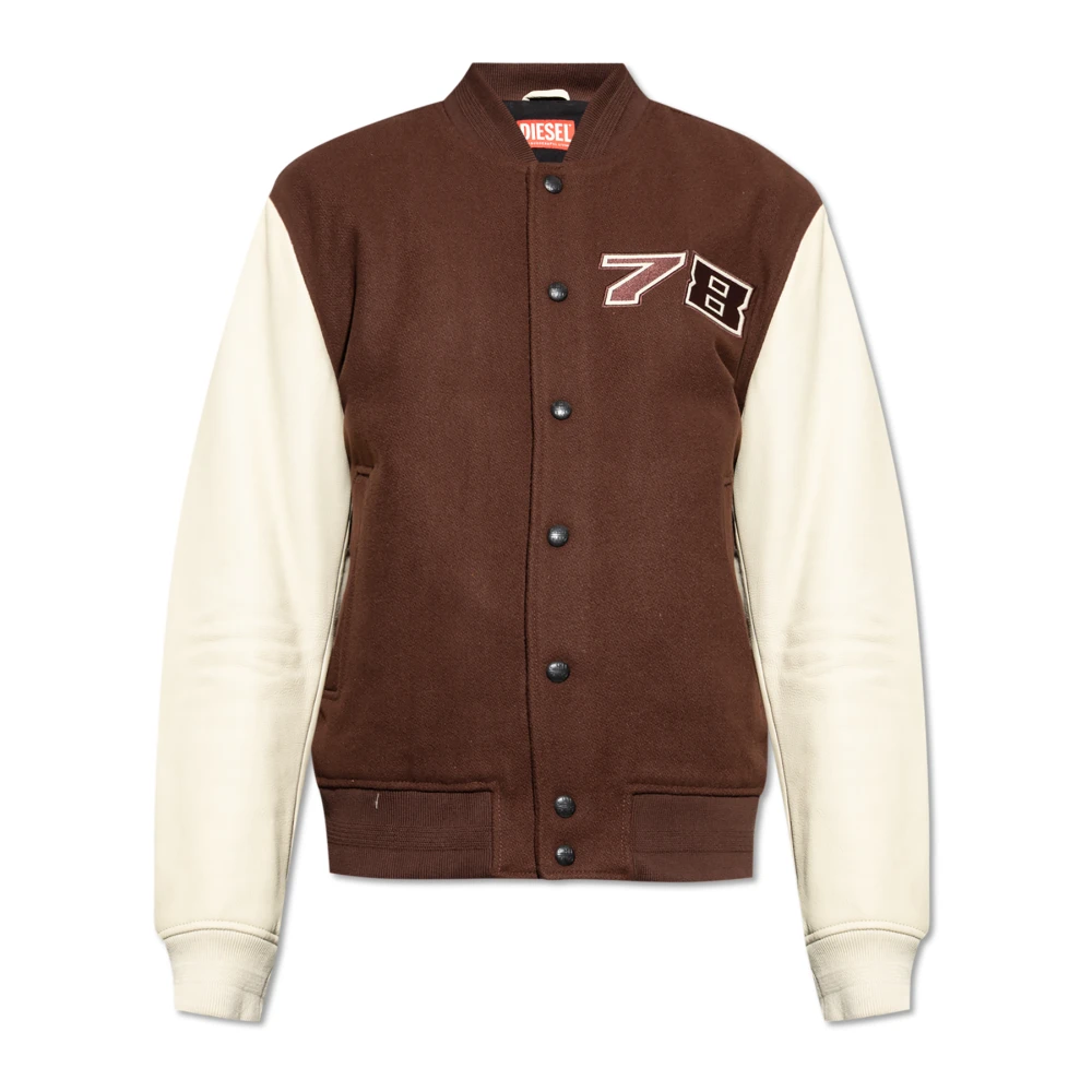 Diesel Uomo Marrone Giacche, M, New,