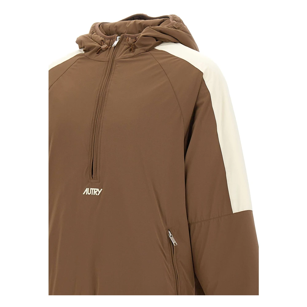 Autry Nylon Anorak Jas Bruin Room Brown Heren
