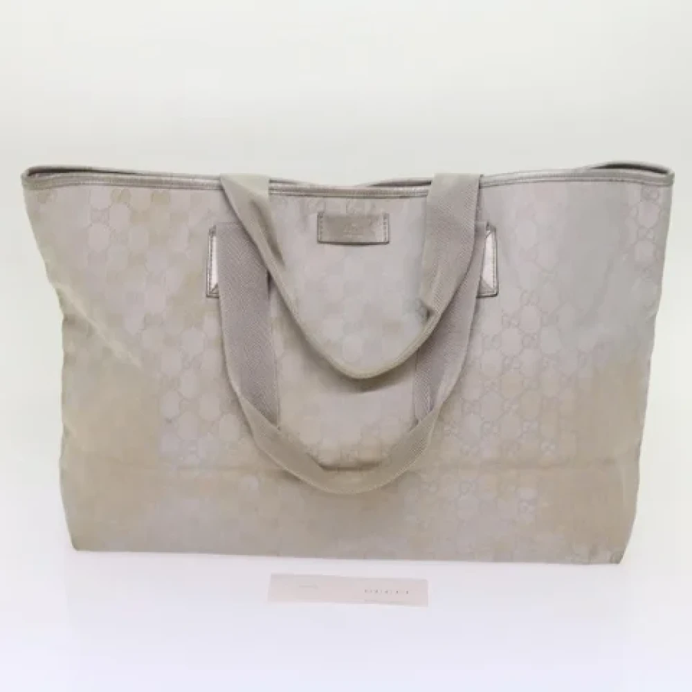 Gucci Vintage Pre-owned Canvas totes Gray Dames