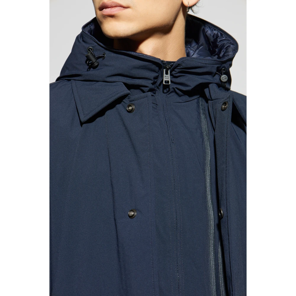 Woolrich Jas met afneembare capuchon Blue Heren