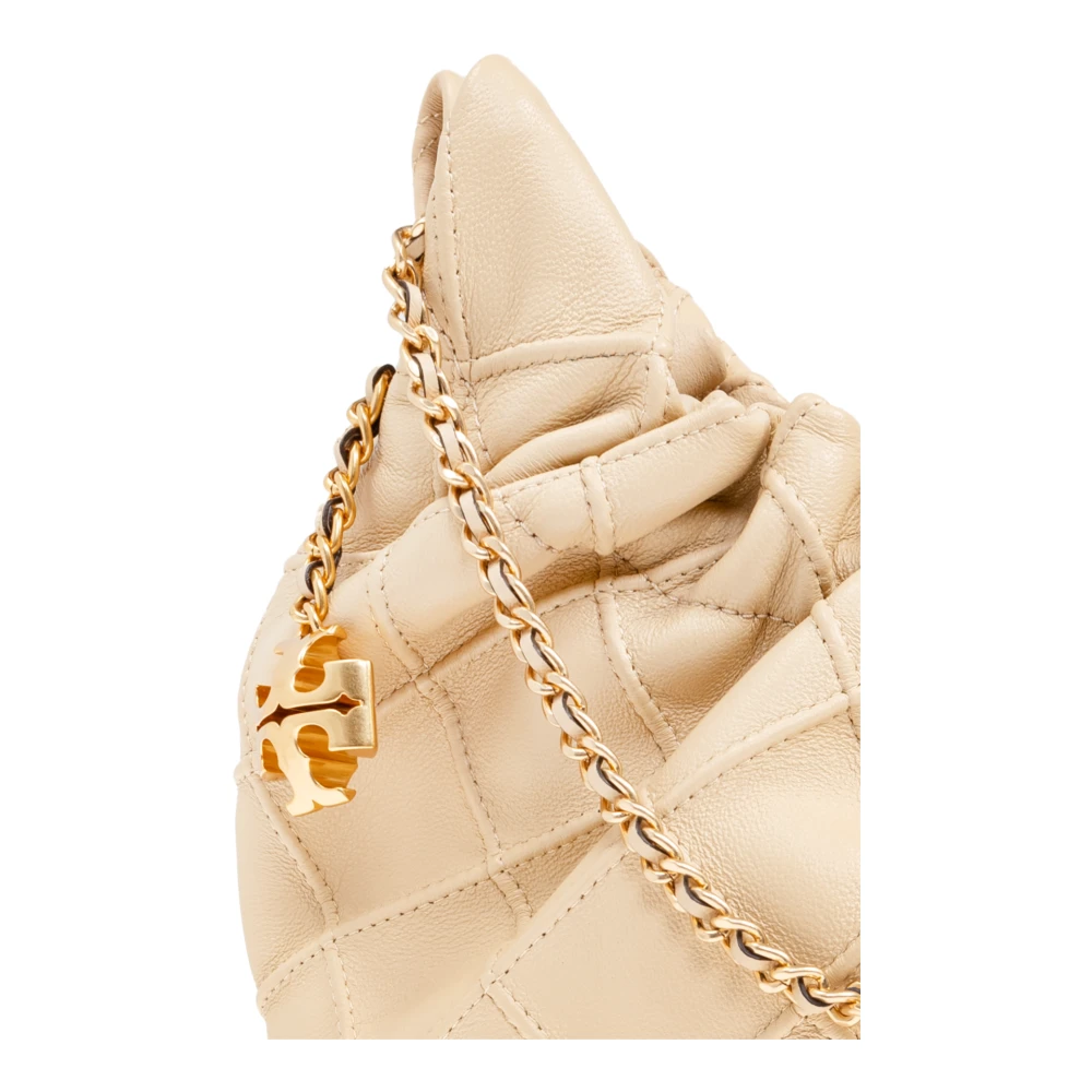 TORY BURCH Tas Fleming Mini Beige Dames