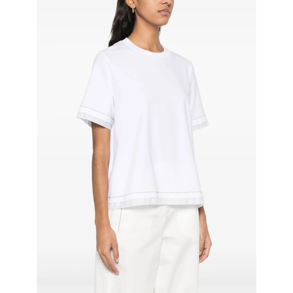 PESERICO Wit T-shirt en Polo White Dames
