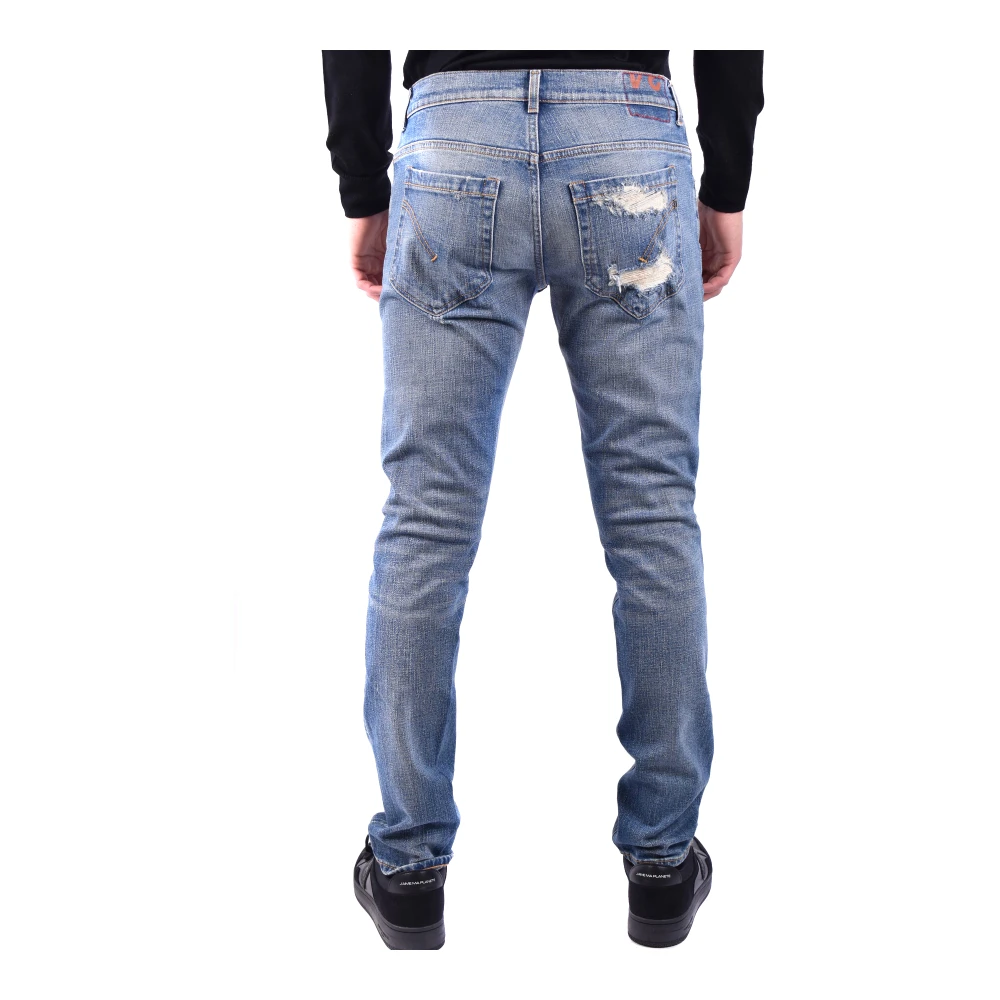Dondup Rechte Jeans Blue Heren