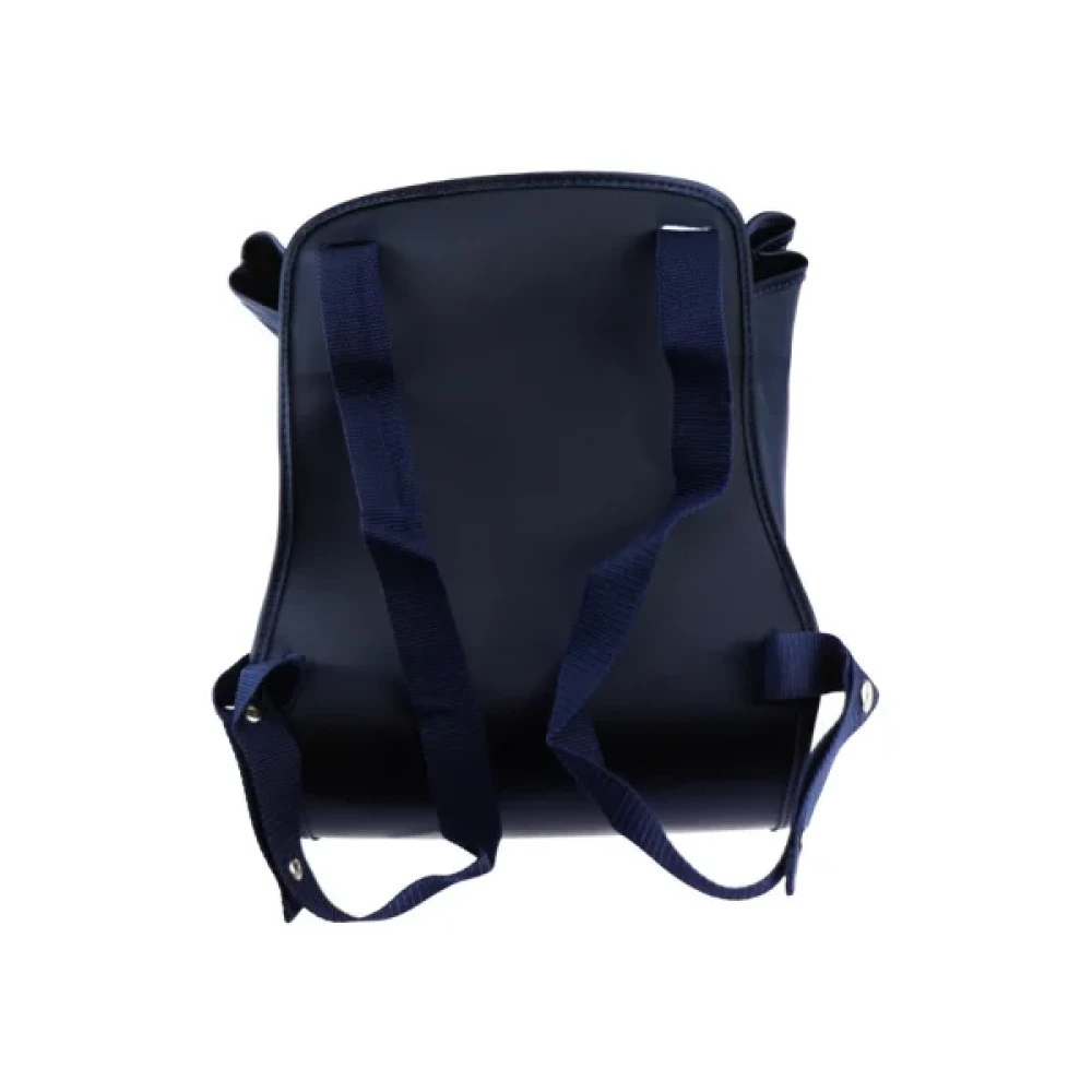 Hermès Vintage Pre-owned Fabric backpacks Blue Unisex