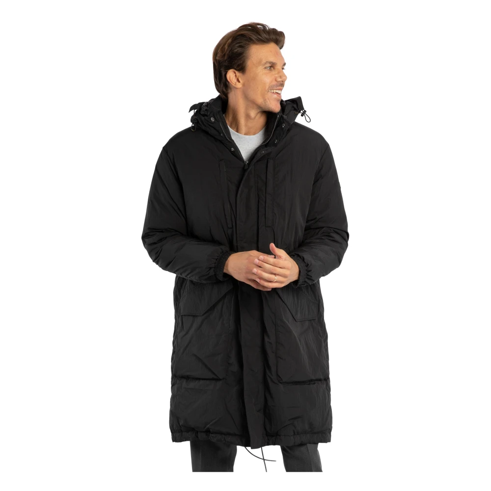 Tatras Zwarte Parka Rengo 100% Nylon Dons Black Heren