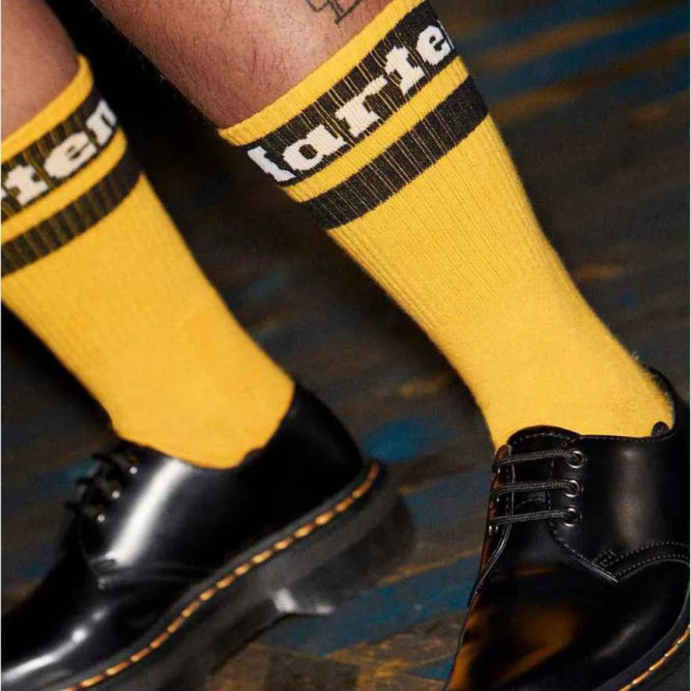 Dr. Martens Athletic Logo Sokken Yellow Heren