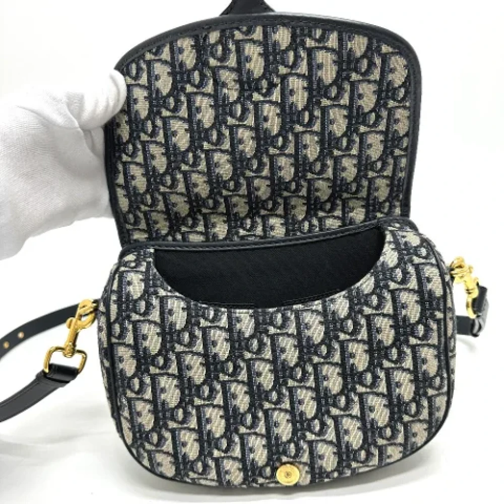 Dior Vintage Pre-owned Leather dior-bags Gray Dames