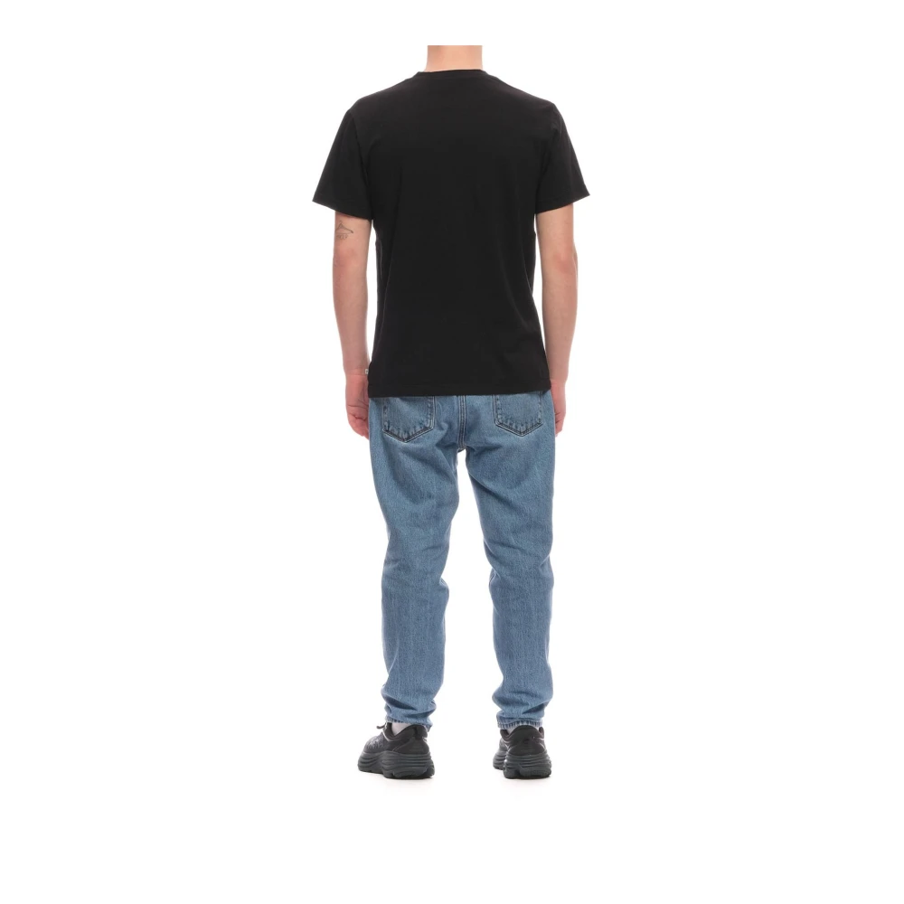 James Perse Klassieke Katoenen Tee Black Heren