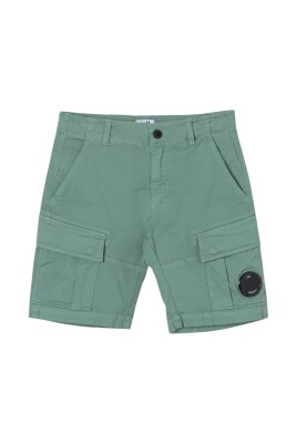 green-lens-detail-cargo-shorts