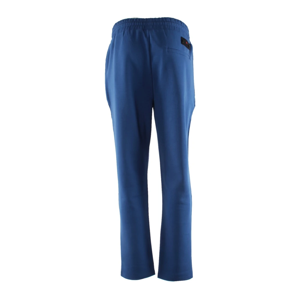 Peuterey Blauwe Joggingbroek met Elastaan Blue Heren