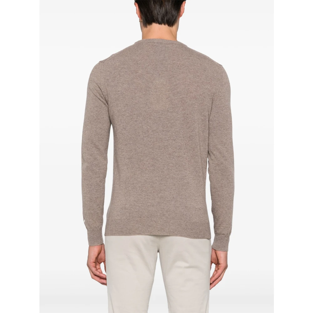 Woolrich Beige Sweater met Girocollo Neck Beige Heren