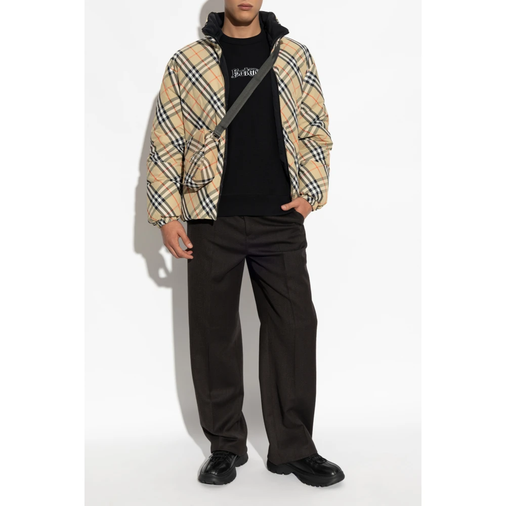Burberry Geplooide broek Brown Heren