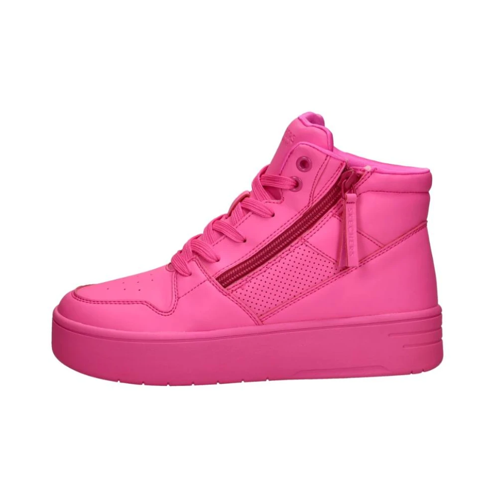 Skechers Court High Dames Schoenen Roze