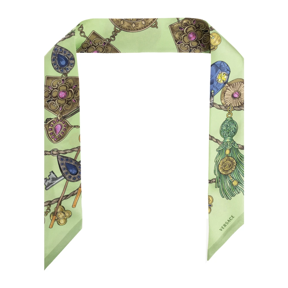 Versace Unisex Verde - Silk Scarf - Accessories - One Size