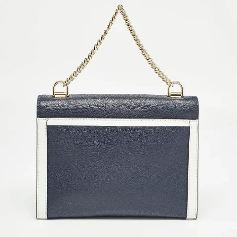 Michael Kors Pre-owned Leather shoulder-bags Blue Dames