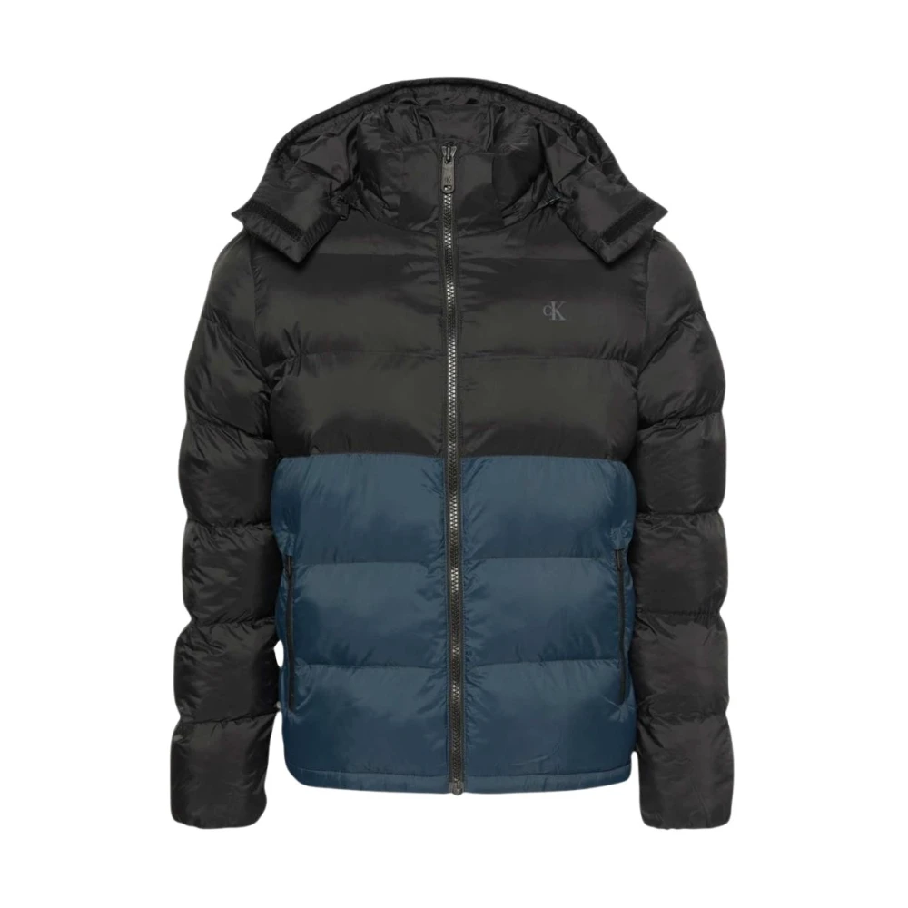 Jacke Calvin Klein Jeans Ls Nylon Color Bock Jacket Black L - Image 2